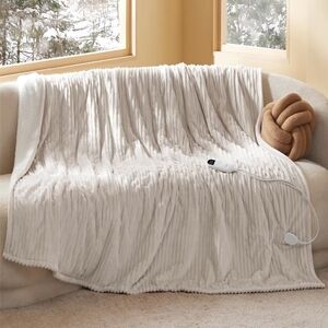 Bedsure Full Size Cream Electric Blanket NWT/SEALED